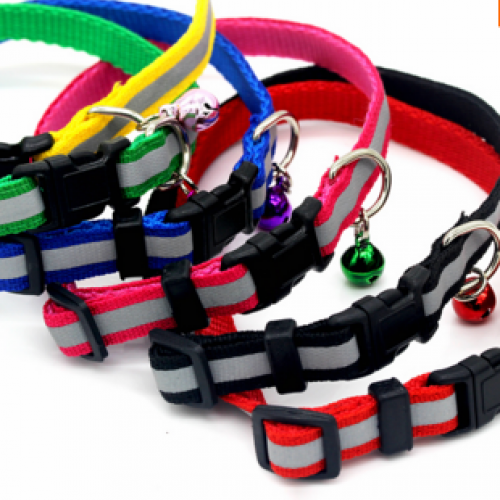 Pet Leash Retractable Dog Cat Traction Small Bell Reflective