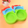 Feeding Cats Feed Thickening Pets Double Bowl